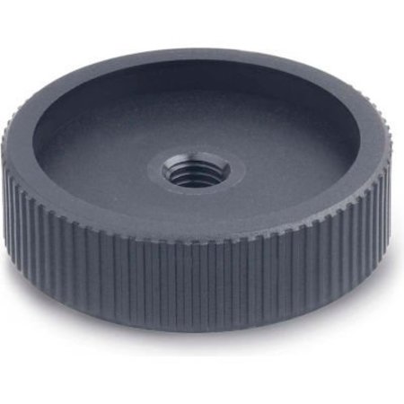 J.W. WINCO JW Winco - - Plastic Knurled Control Knob - 1.97" Dia x M8 x 1.25 Threaded Through Bore 8NE21/TP